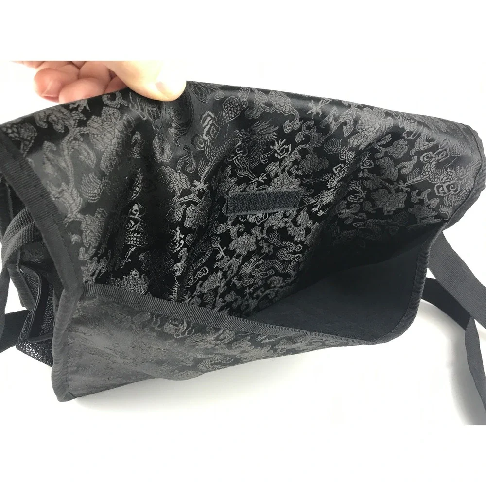 Mythwear Messenger Bag Black Red Dragon Print Crossbody PLEASE READ DESCRIPTION - Picture 13 of 16